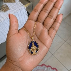 Brinde recebido por Aparecida