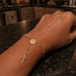 Pulseira recebida por Juliana